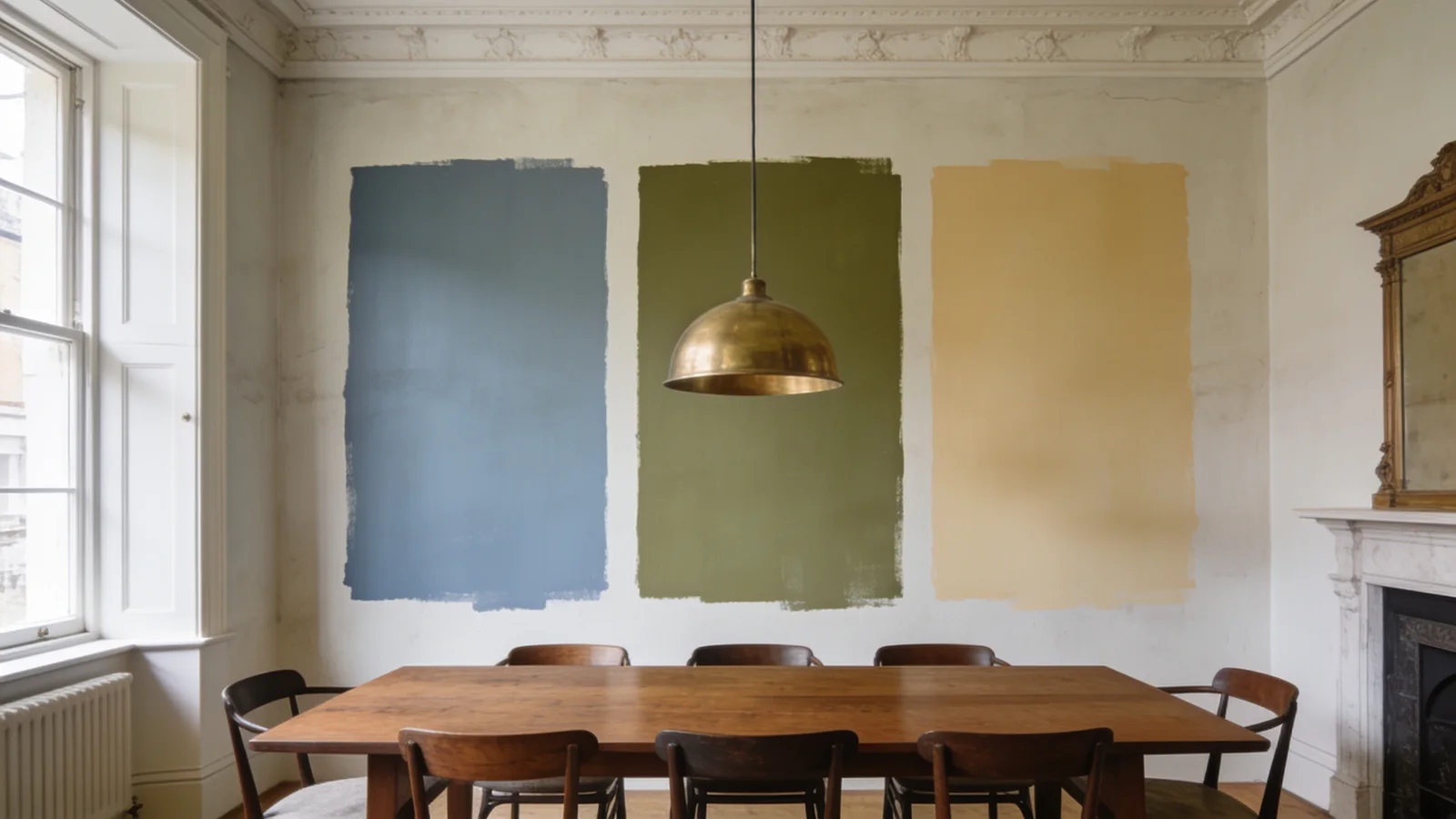 AI-generated London home inspiration for choose paint colours.
