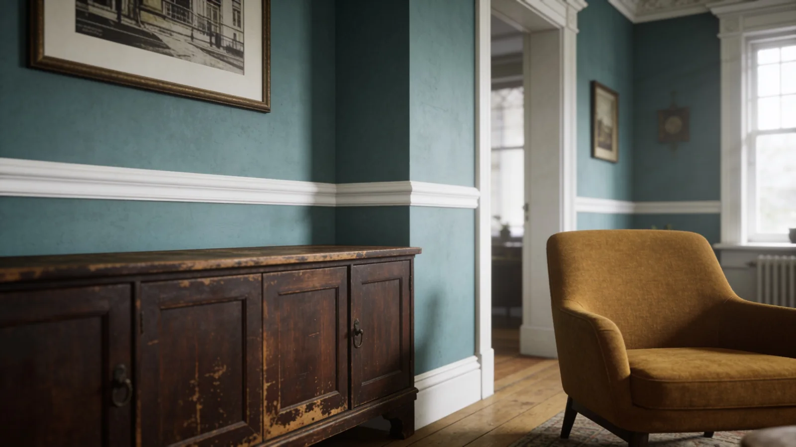 AI-generated London home inspiration for decorate around existing furniture.