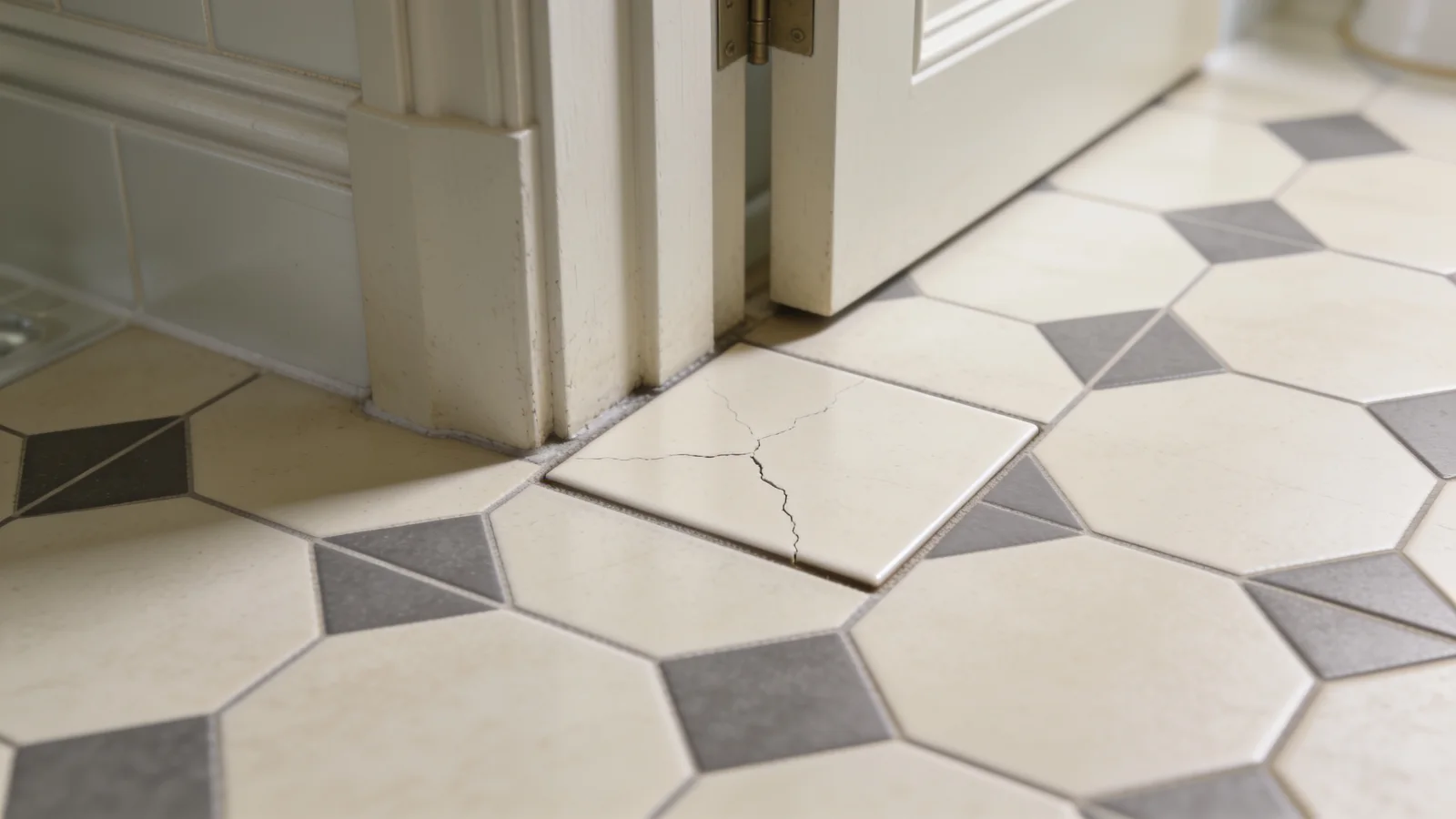 AI-generated London home inspiration for repair or replace cracked tiles.