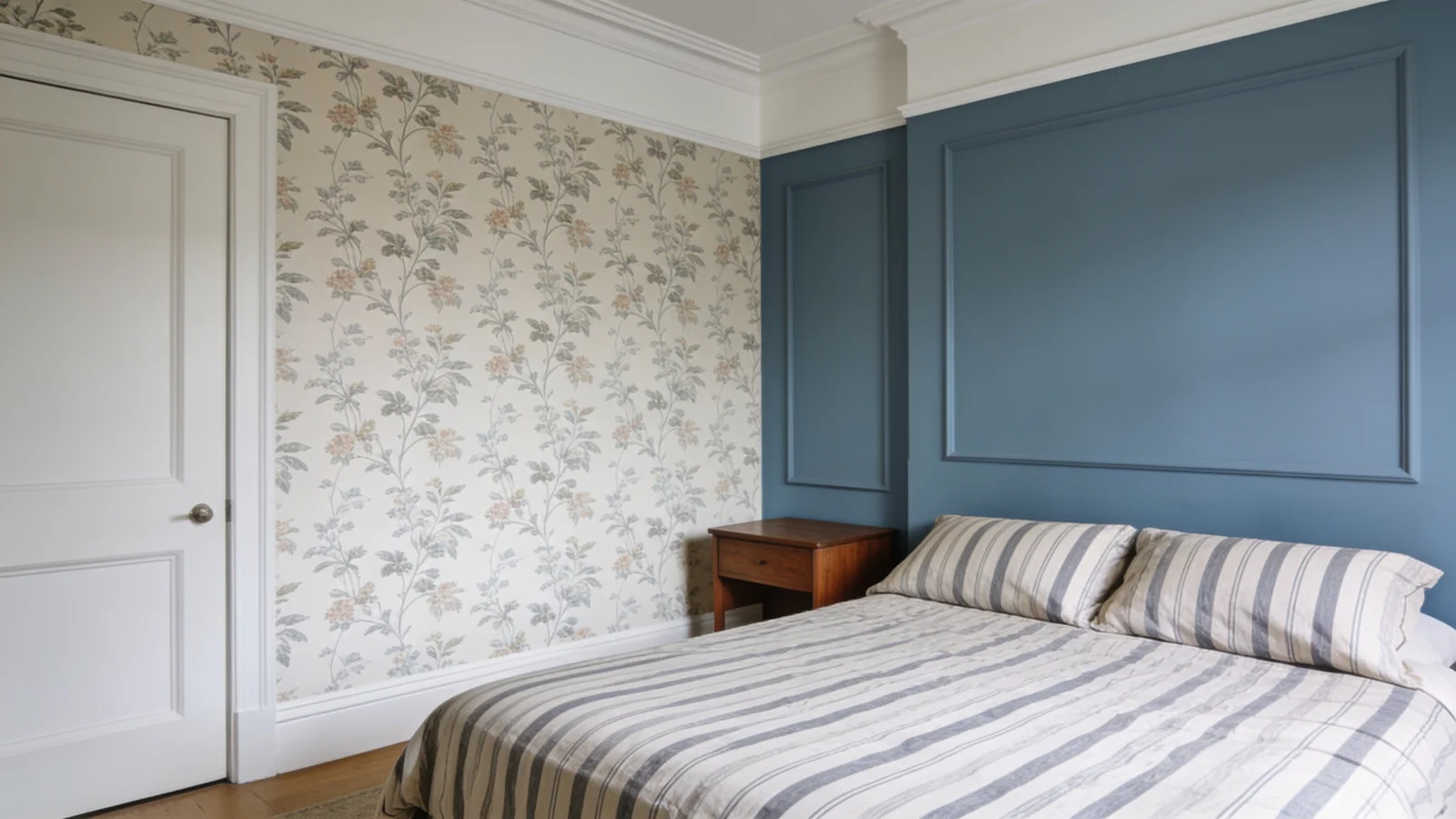 AI-generated London home inspiration for wallpaper planning guide.