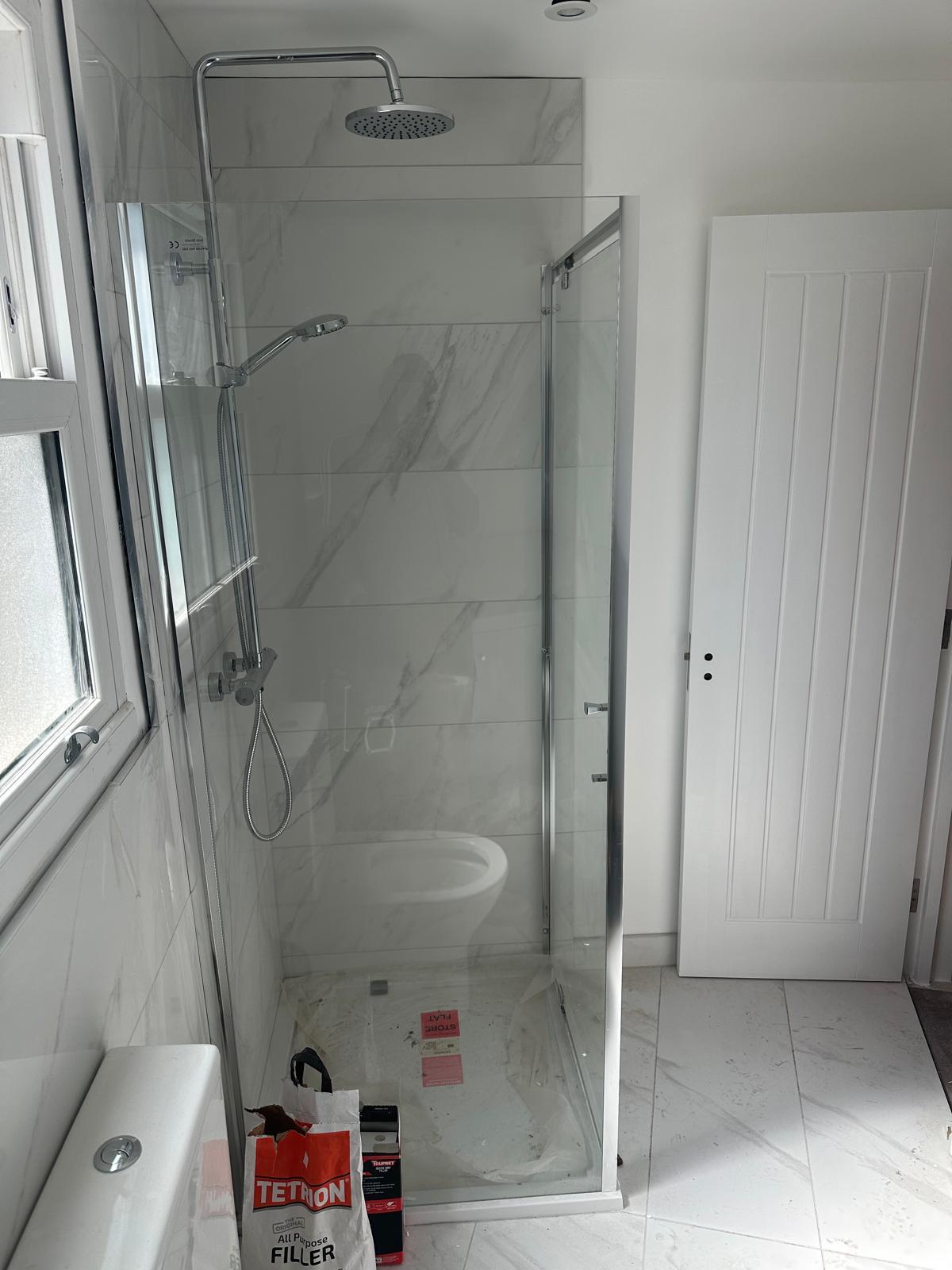 tiled bathroom in east london
